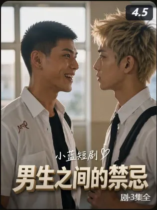 短剧《男生之间的禁忌》海报